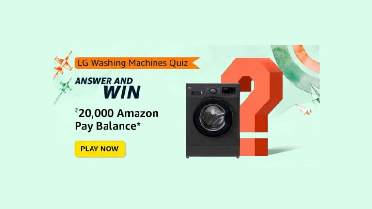 Amazon LG Washing Machines Quiz Answers