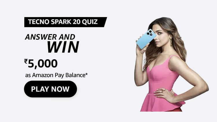 Amazon Tecno Spark 20 Quiz Answers