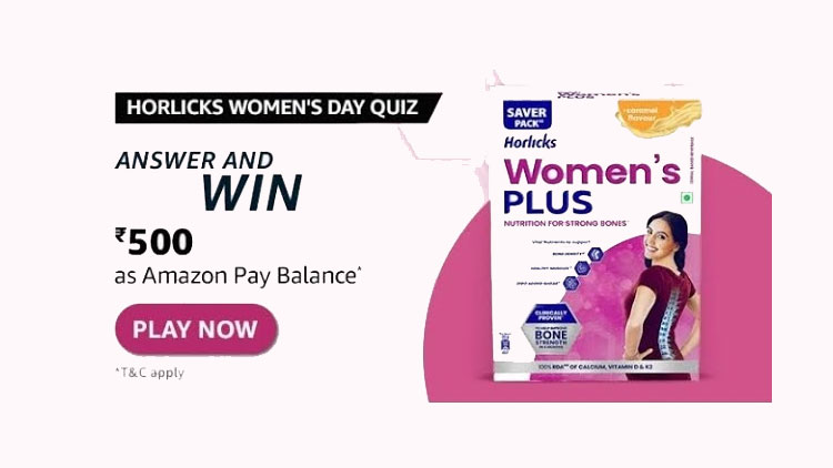 Amazon Horlicks Women's Day answers