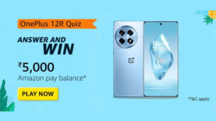 Amazon OnePlus 12R Quiz Answers