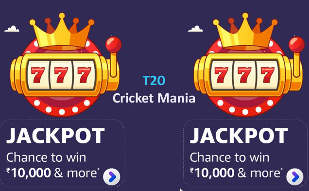 Amazon T20 Cricket Mania Jackpot Quiz