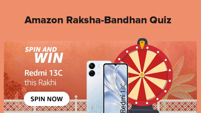 Amazon Redmi 13C This Rakhi Quiz Answer
