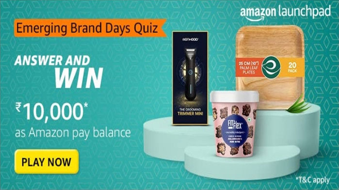 Amazon Emerging Brand Days Quiz