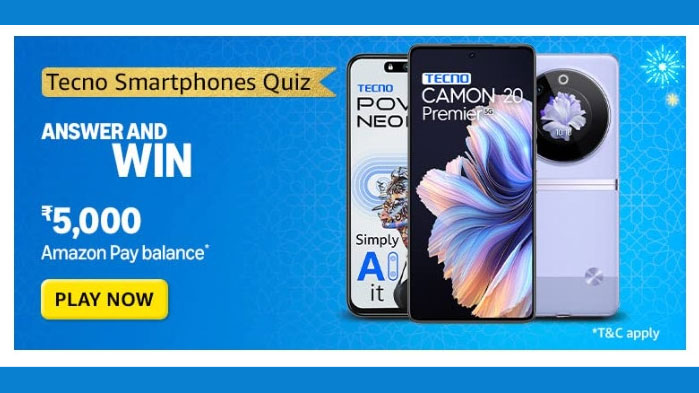 Amazon Tecno Smartphone Quiz Answers